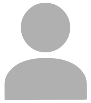 A white circle with black background and red lines